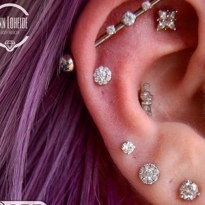 Customizable Industrial Anatometal Barbell